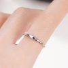 Heart Decor Cuff Ring